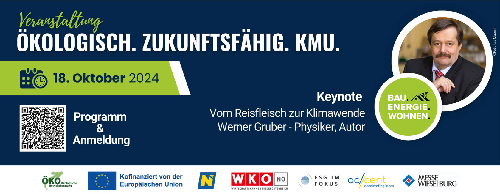 Veranstaltung ökologisch zukunftsfähig KMU