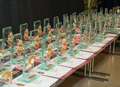 Siegerehrung im Vorfeld der AB HOF