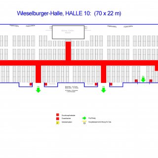 Veranstaltungsräume mieten Niederösterreich - Veranstaltungszentrum Messe Wieselburg - Bestuhlungsplan